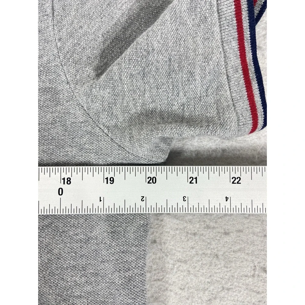 Polo Ralph Lauren Polo Shirt Men's M Gray Team USA 16 American Flag Custom Fit